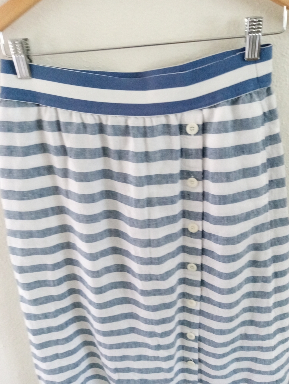 J. JILL 100% Linen Nautical Seaside Stripe Maxi Skirt| XS - Picture 4 of 9